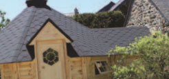 16.5 sq.m BBQ Hut with Extension - Aquasun