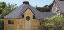 9.2 sq.m. BBQ Hut with Extension