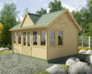 5.9m x 4.5m Clockhouse Cabin